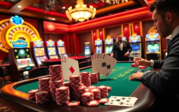 Players enjoying high-stakes poker at KP88 casino with a sparkling atmosphere.