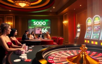 Experience the excitement and elegance of gambling at SODO CASINO 66, with luxury poker tables and glowing roulette wheels.