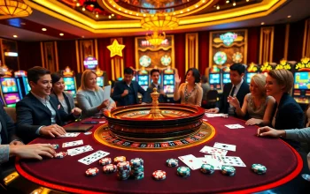 Engage in thrilling gameplay at https://hay88.my/ with vibrant casino visuals showcasing roulette, poker, and slot machines.