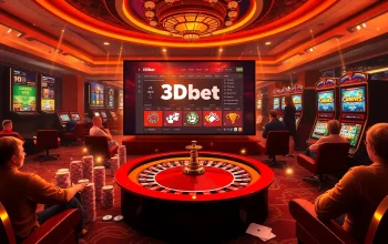 Experience high-stakes excitement with 3Dbet's vibrant online casino gaming atmosphere.